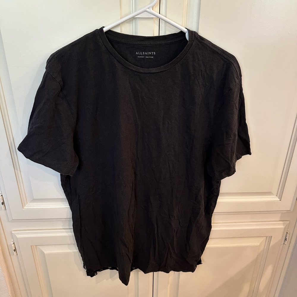 All Saints Black Men's Shirt